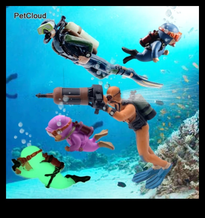 Aquatic Adventures: Decoratiuni de scufundare pentru rezervoare de pește