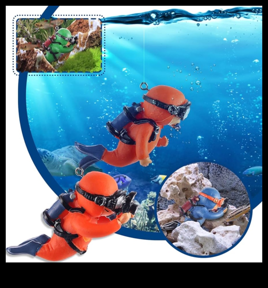 Aquatic Adventures: Decoratiuni de scufundare pentru rezervoare de pește